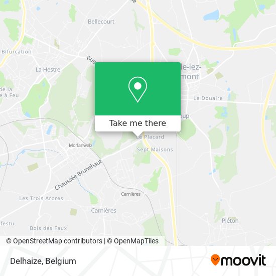 Delhaize map