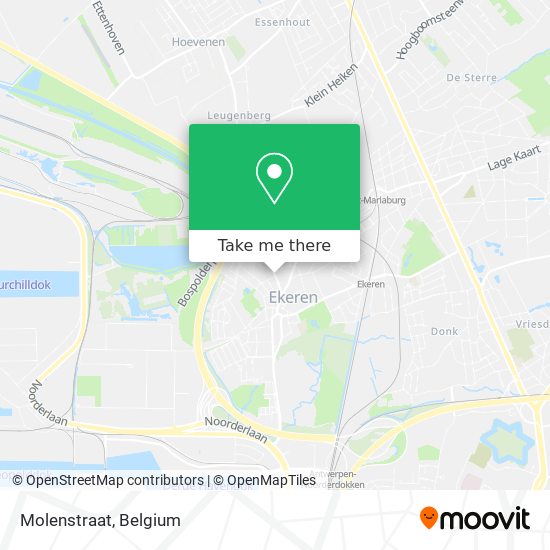 Molenstraat map