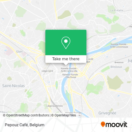 Pepouz Café map