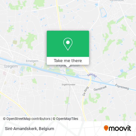 Sint-Amandskerk plan