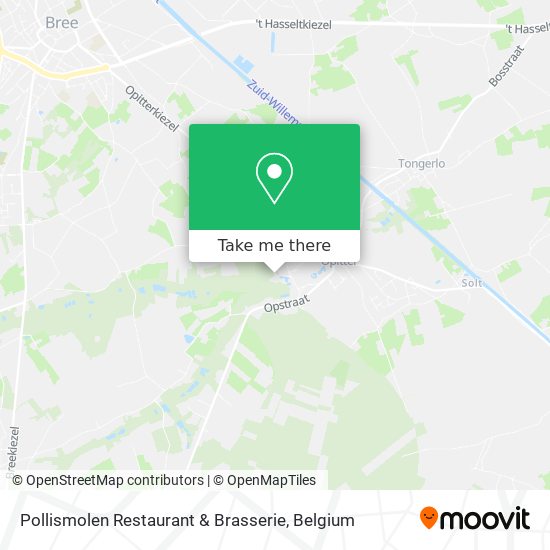 Pollismolen Restaurant & Brasserie map