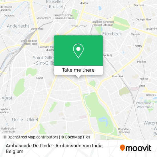 Ambassade De L'Inde - Ambassade Van India plan