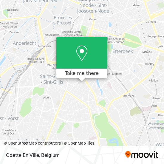 Odette En Ville map