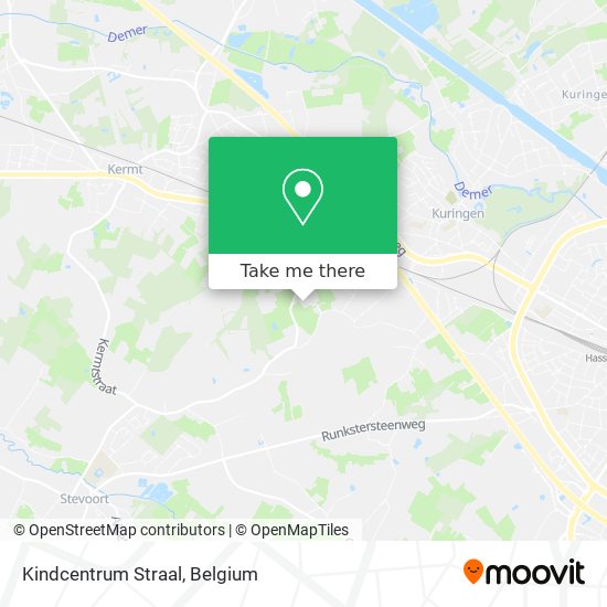 Kindcentrum Straal map