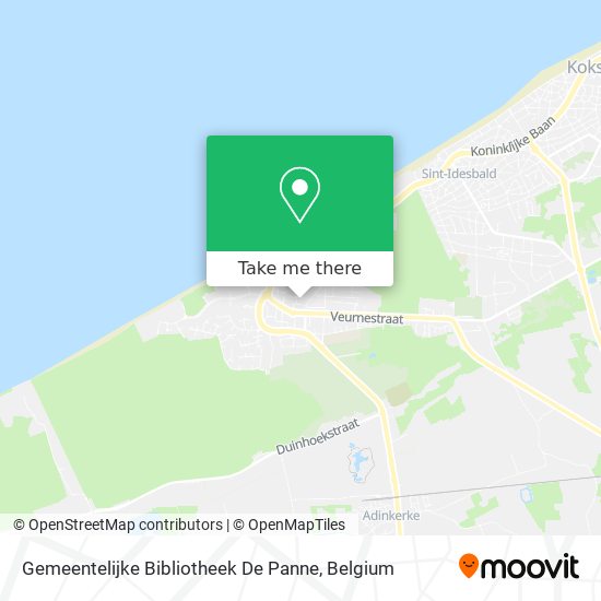 Gemeentelijke Bibliotheek De Panne plan