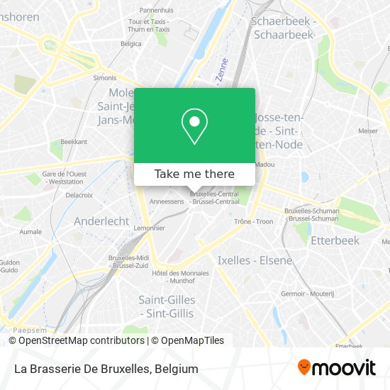 La Brasserie De Bruxelles plan