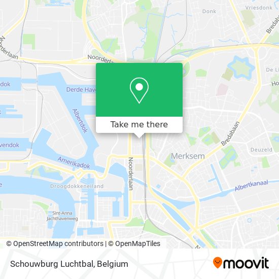 Schouwburg Luchtbal map