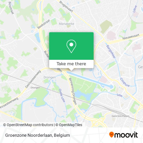 Groenzone Noorderlaan plan