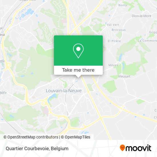Quartier Courbevoie plan