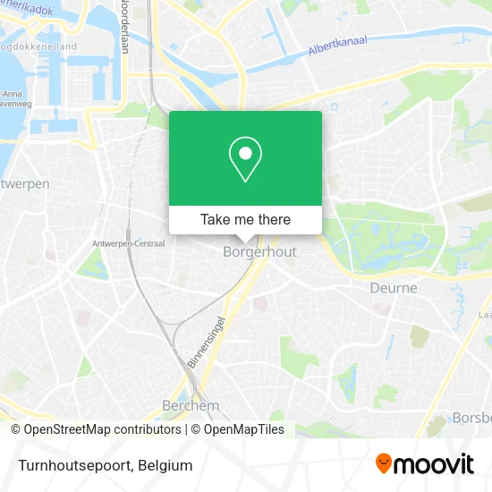 Turnhoutsepoort map