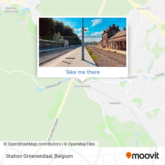 Station Groenendaal plan