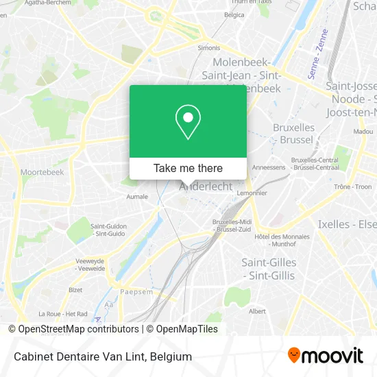 Cabinet Dentaire Van Lint map