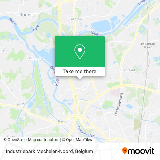 Industriepark Mechelen-Noord map