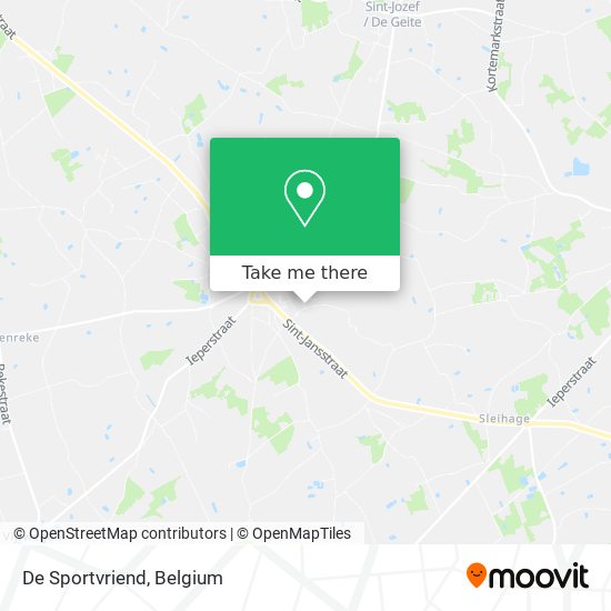 De Sportvriend map