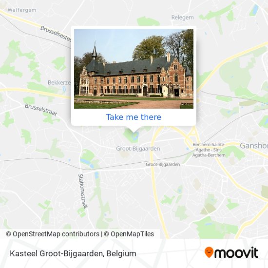 Kasteel Groot-Bijgaarden plan