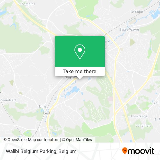 Walibi Belgium Parking map