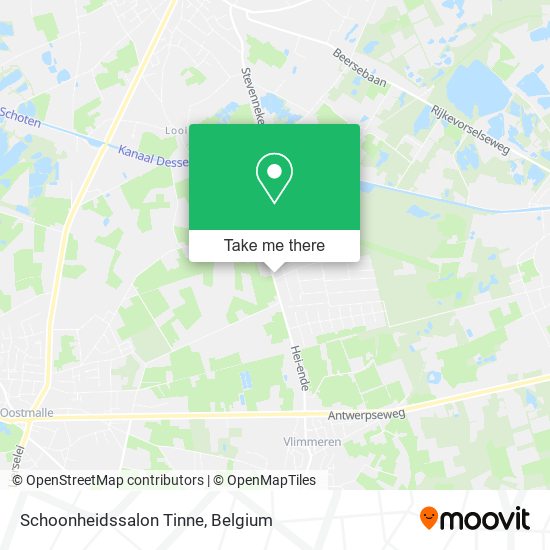 Schoonheidssalon Tinne map