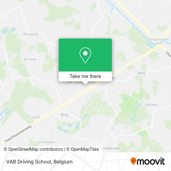 VAB Driving School map