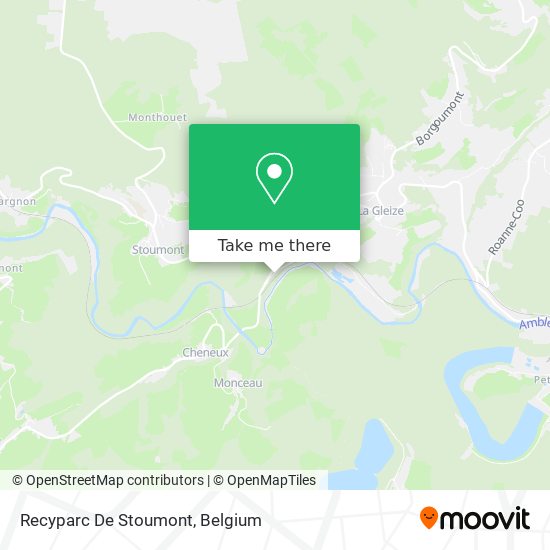 Recyparc De Stoumont map