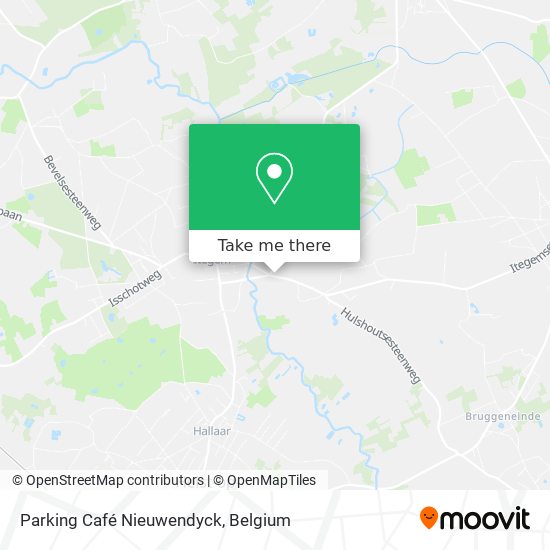 Parking Café Nieuwendyck map