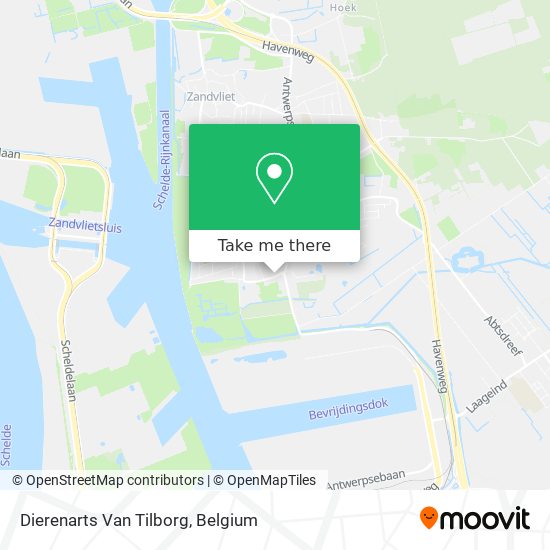 Dierenarts Van Tilborg map
