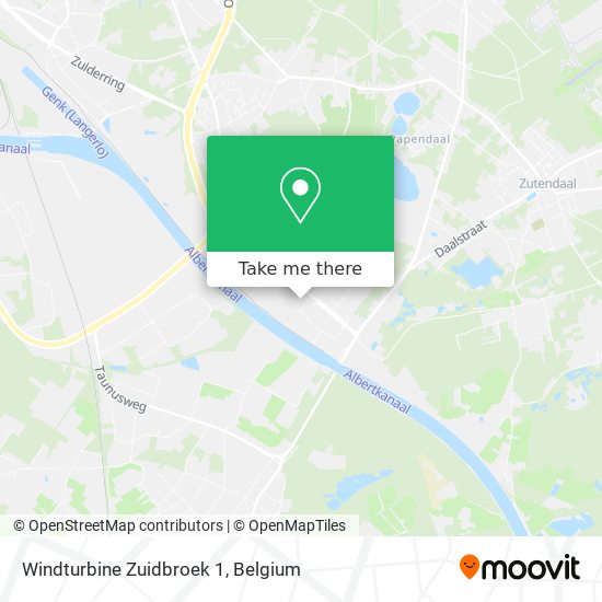 Windturbine Zuidbroek 1 map