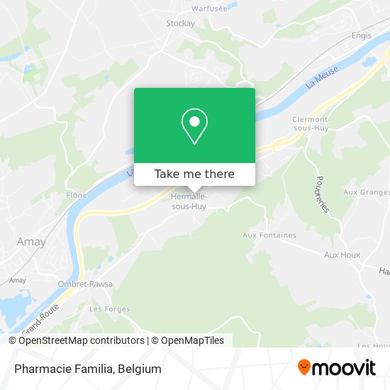 Pharmacie Familia map