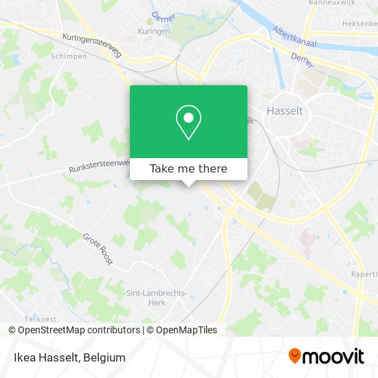 Ikea Hasselt map