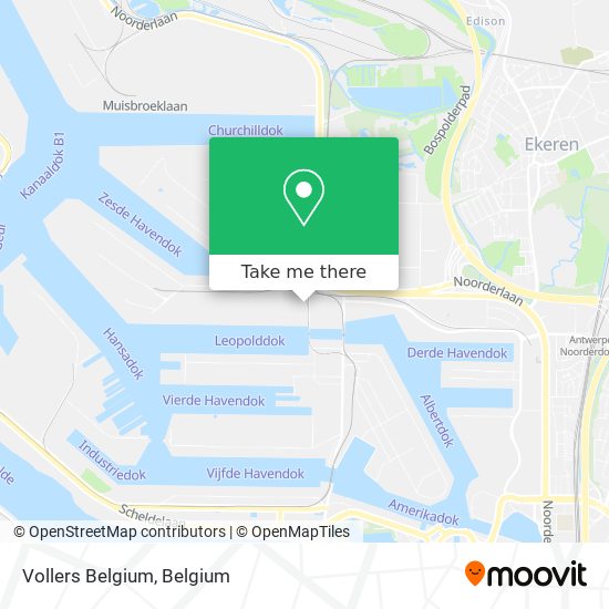 Vollers Belgium map