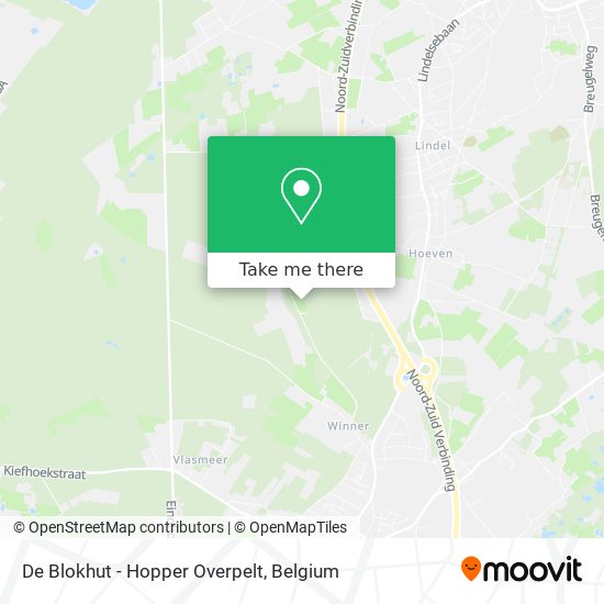 De Blokhut - Hopper Overpelt map