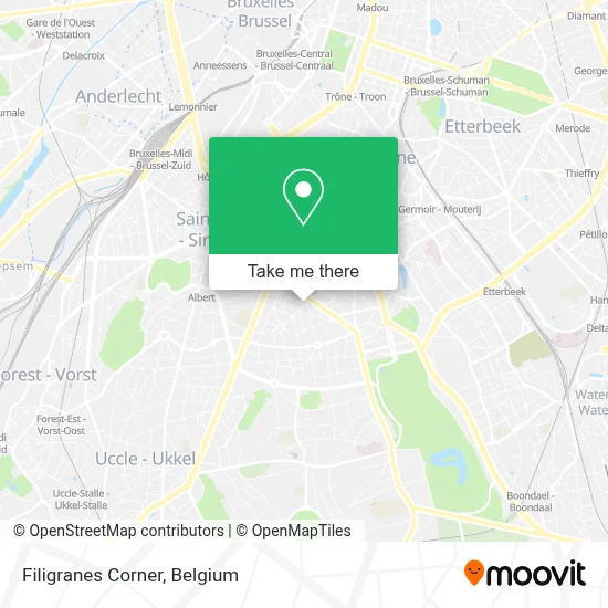 Filigranes Corner map