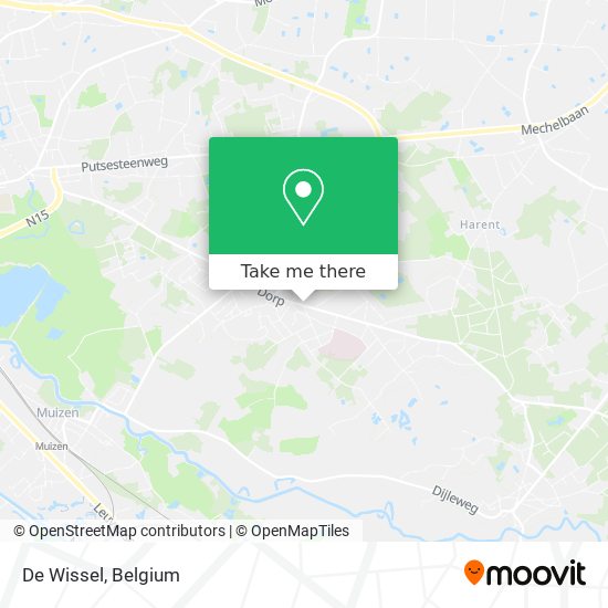 De Wissel map