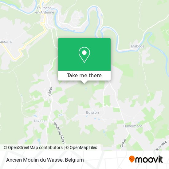 Ancien Moulin du Wasse plan