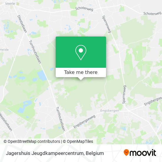 Jagershuis Jeugdkampeercentrum map