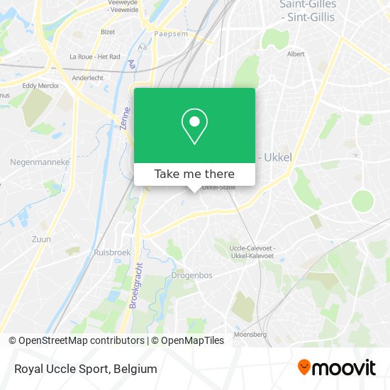 Royal Uccle Sport map