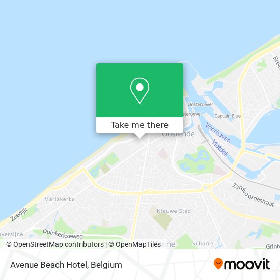 Avenue Beach Hotel map