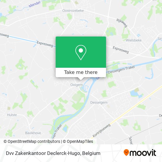 Dvv Zakenkantoor Declerck-Hugo map