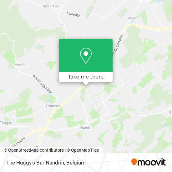 The Huggy's Bar Nandrin map