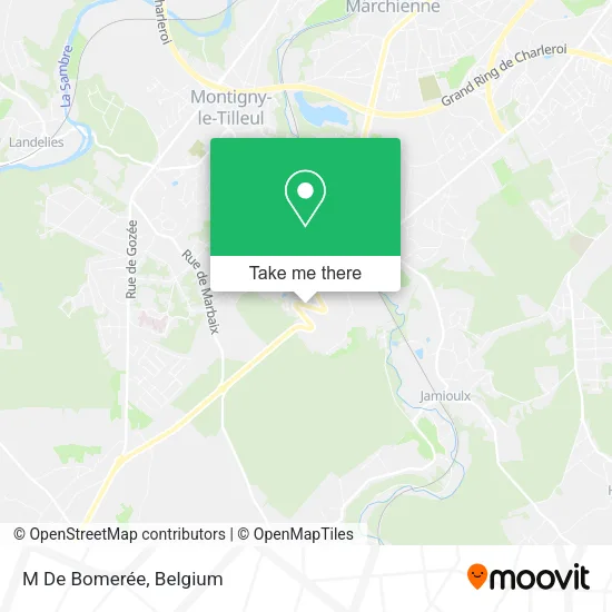 M De Bomerée map