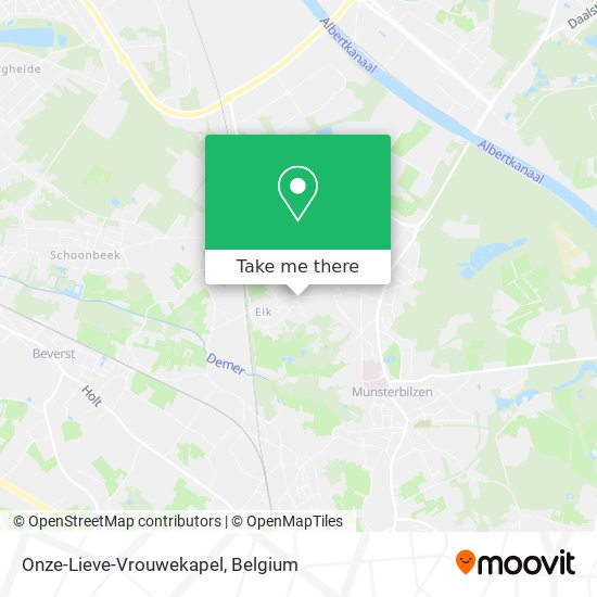 Onze-Lieve-Vrouwekapel plan