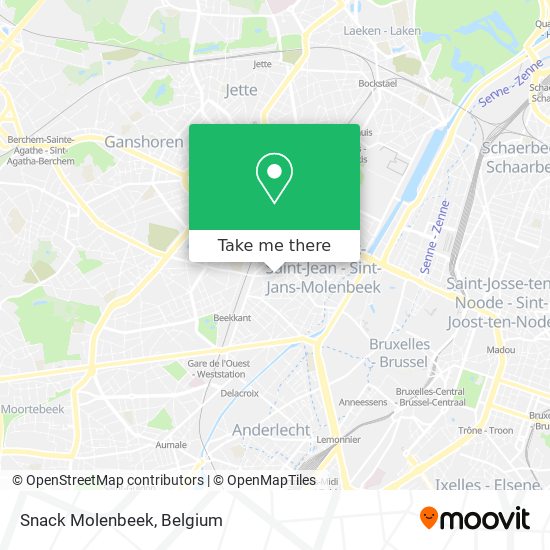 Snack Molenbeek map