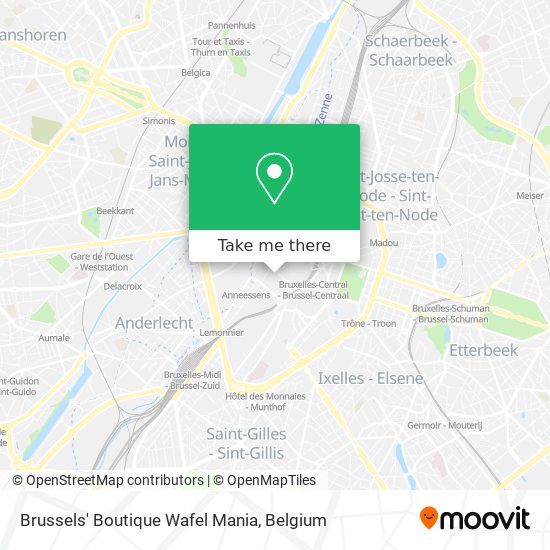 Brussels' Boutique Wafel Mania plan