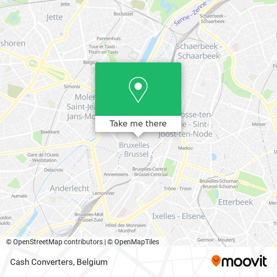 Cash Converters map