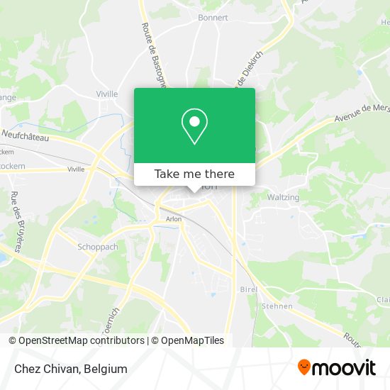 Chez Chivan map