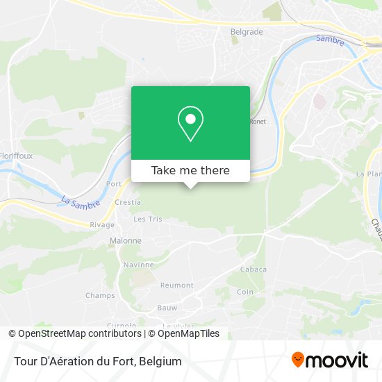 Tour D'Aération du Fort map