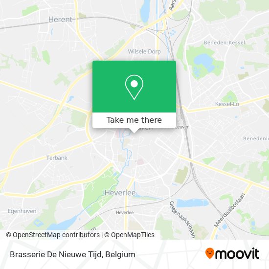 Brasserie De Nieuwe Tijd map