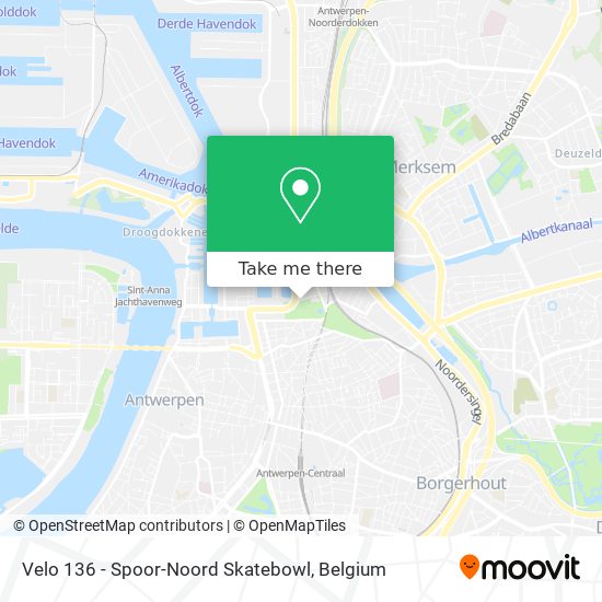 Velo 136 - Spoor-Noord Skatebowl map