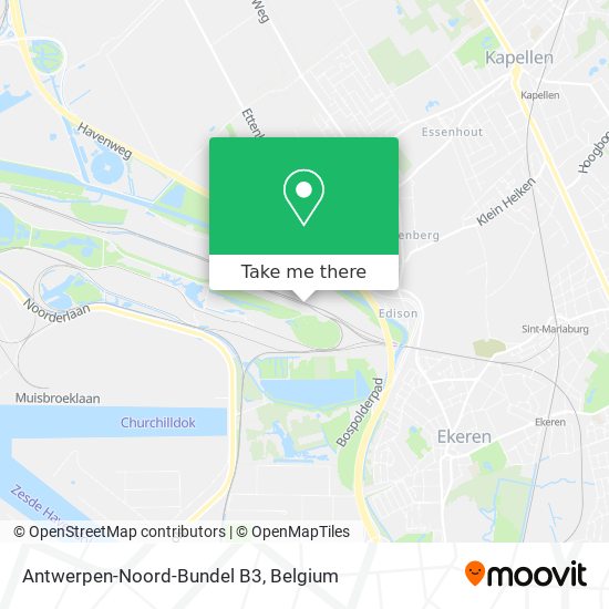 Antwerpen-Noord-Bundel B3 map