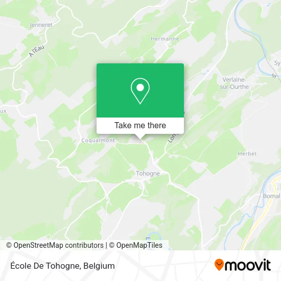 École De Tohogne map