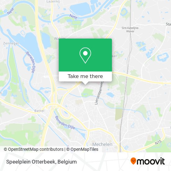 Speelplein Otterbeek map